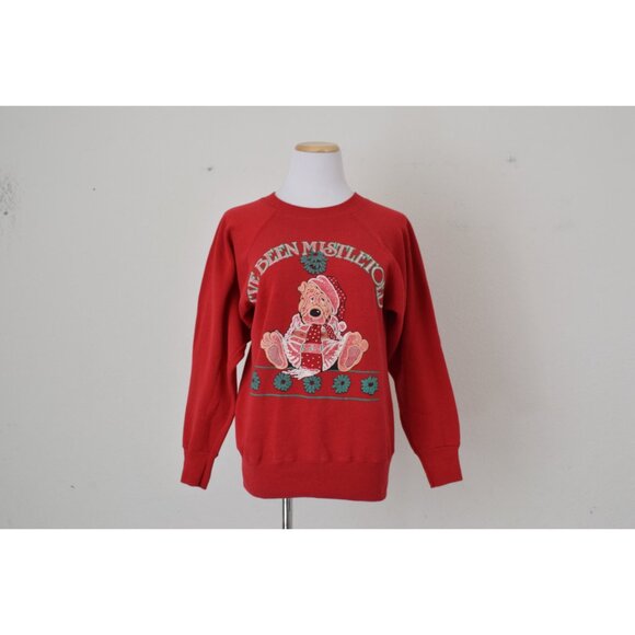 Vintage 90s Cotton/Poly Christmas Ugly Sweater size S - Picture 10 of 10